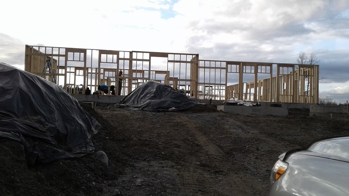 OCF building concrete forming by Harewood Construction