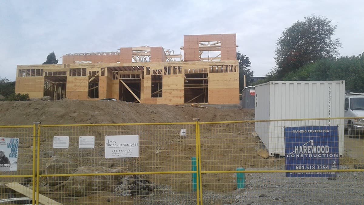 Baycrest custom framing by Harewood Construction