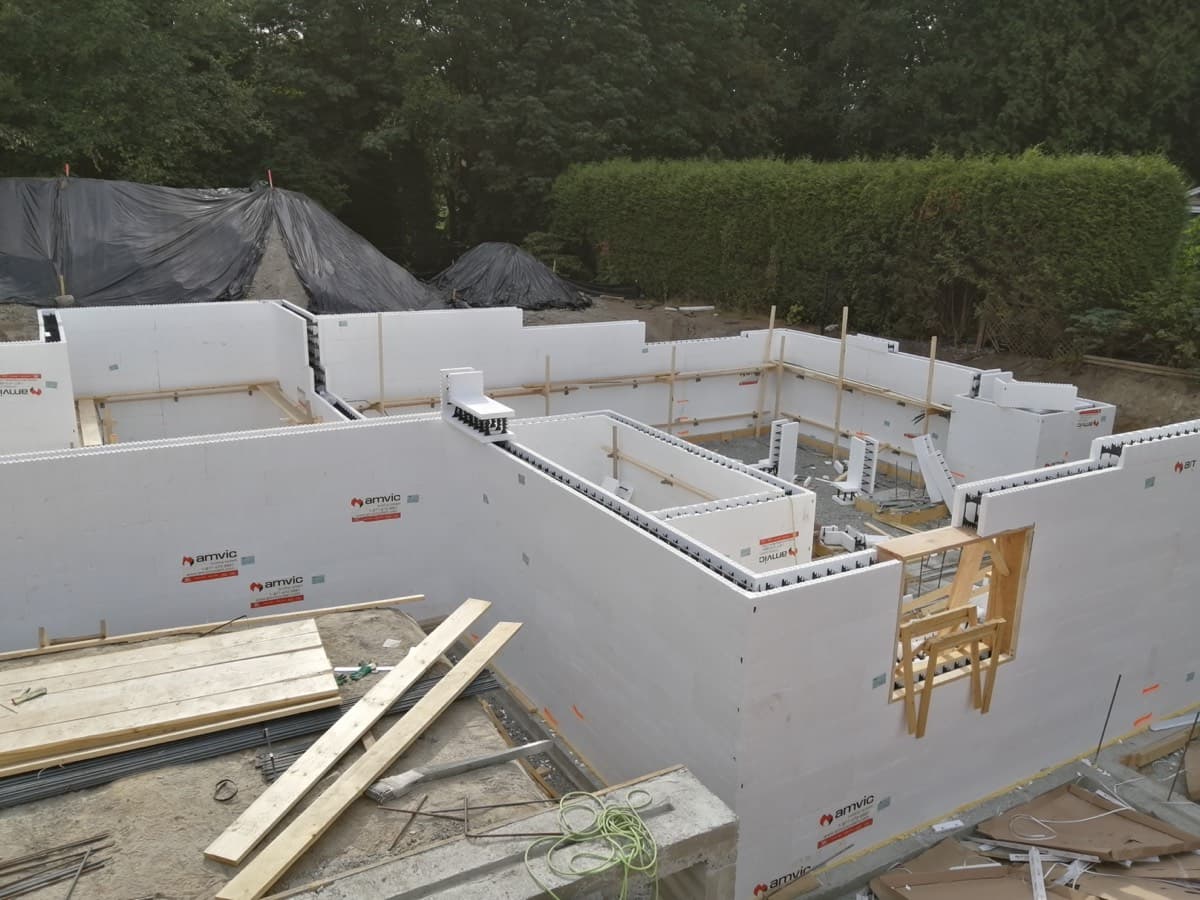 ICF Foundation Walls — Burnaby